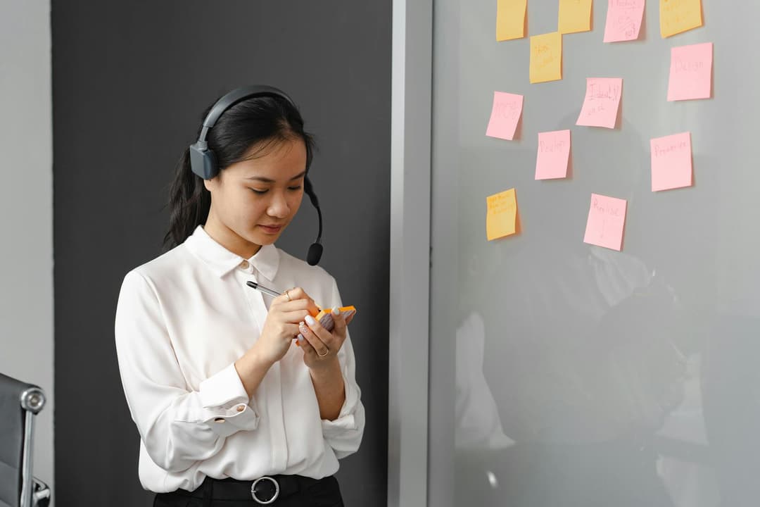 Account manager following up on a quotation with a customer