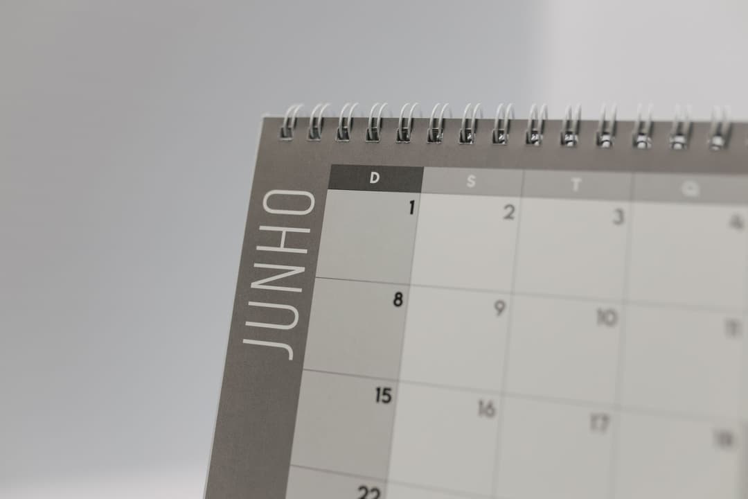 Appointment schedule with unavailable dates and rescheduled service bookings