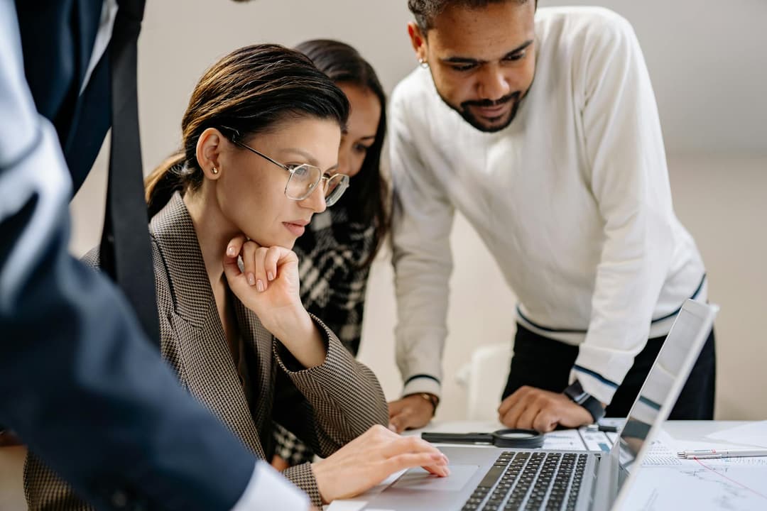 Staff member checking quotation and purchase order approval status
